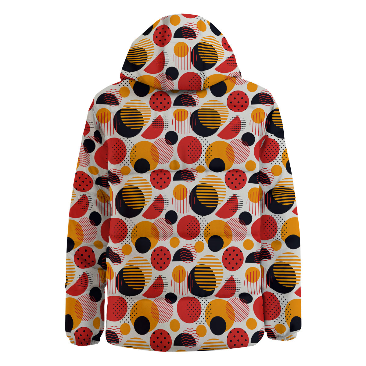 New Style Polka Dot Ornaments Print Pattern Down Jacket-grizzshop