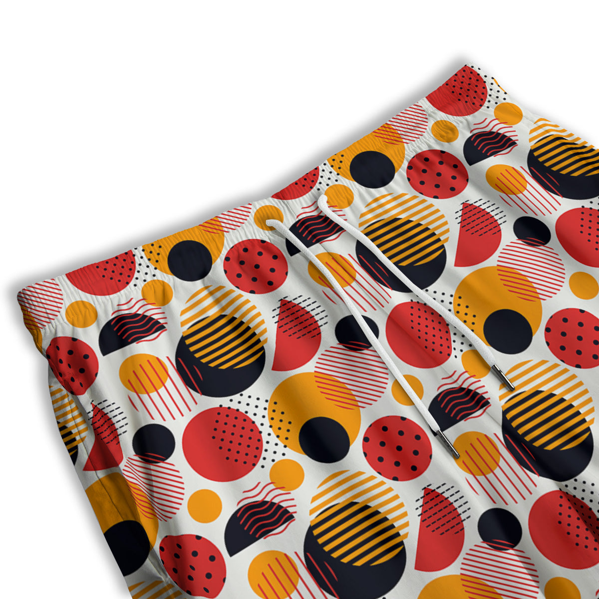 New Style Polka Dot Ornaments Print Pattern Men's Athletic Shorts