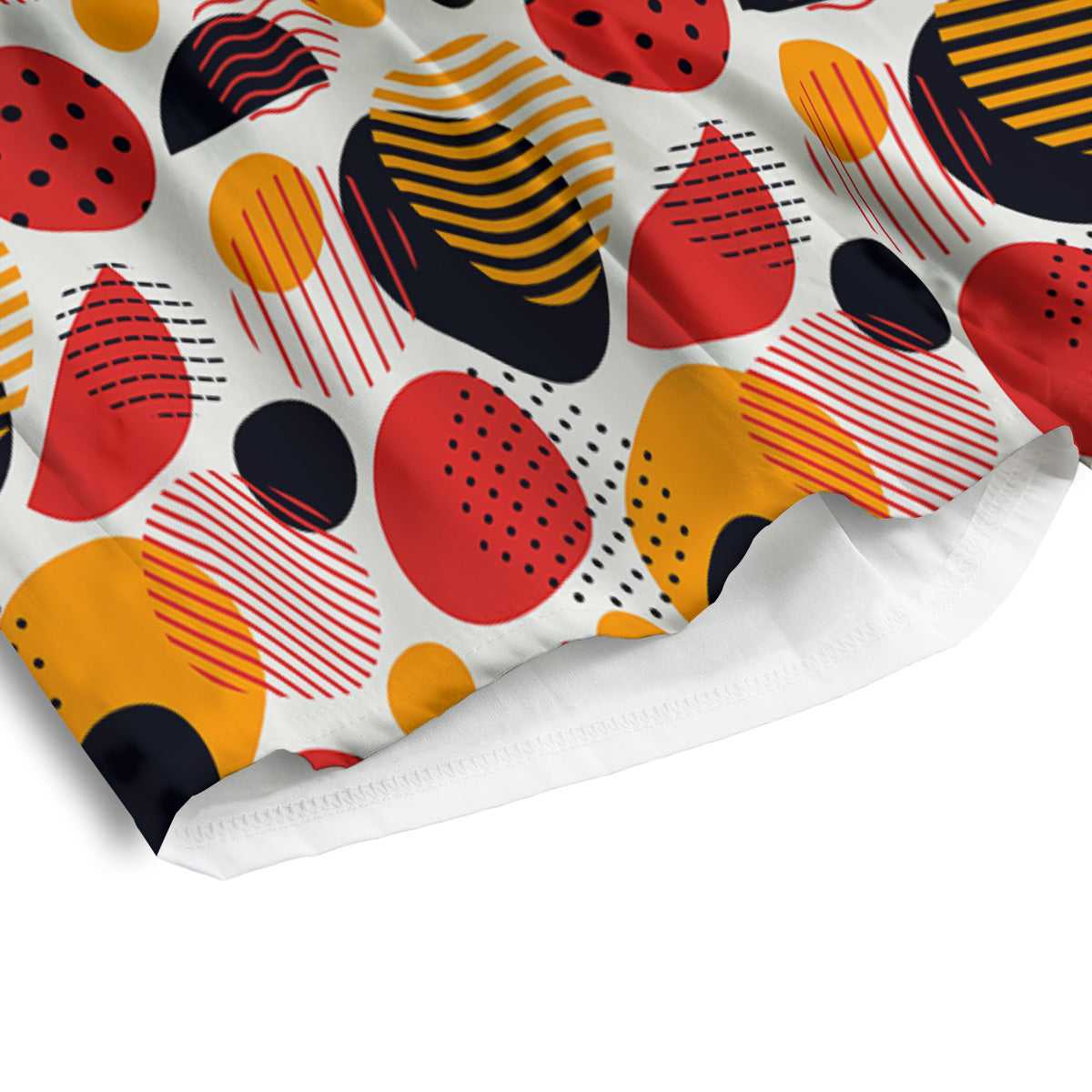 New Style Polka Dot Ornaments Print Pattern Men's Athletic Shorts