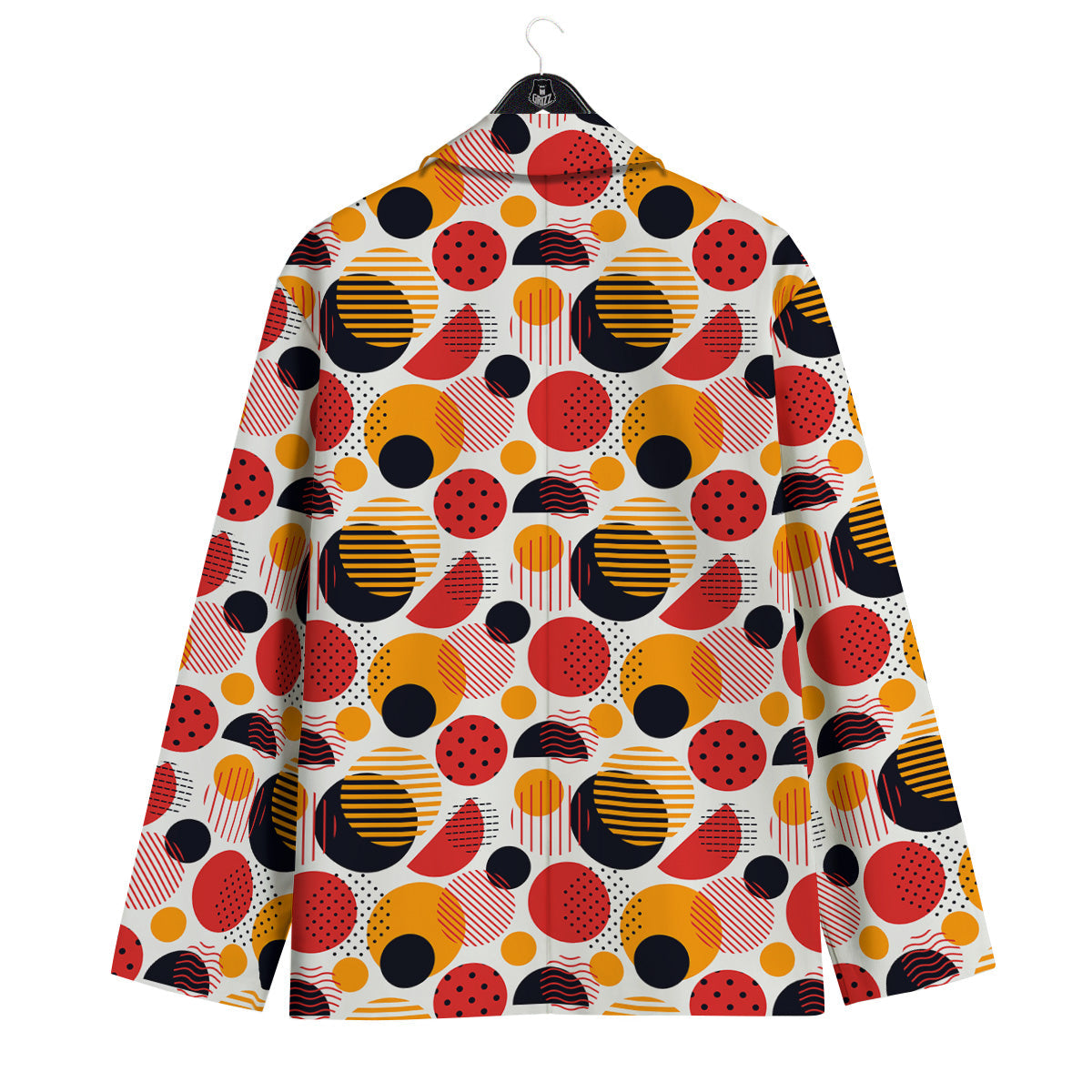 New Style Polka Dot Ornaments Print Pattern Men's Sport Coat-grizzshop