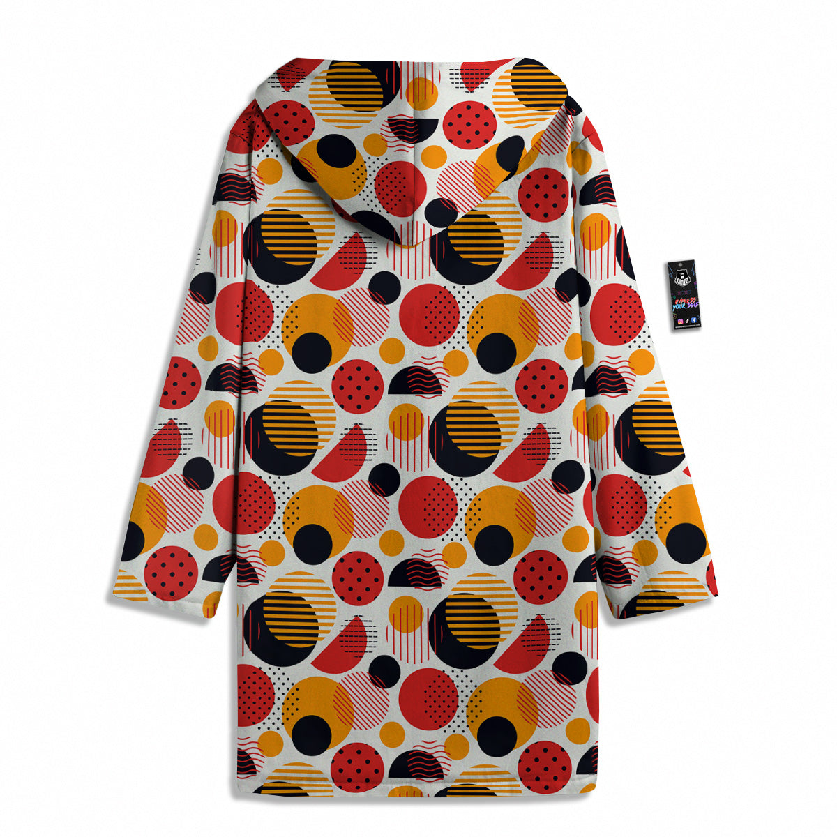 New Style Polka Dot Ornaments Print Pattern Men's Windbreaker Jacket-grizzshop