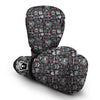 New York Love Pattern Print Boxing Gloves-grizzshop