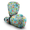 New York Print Pattern Boxing Gloves-grizzshop