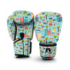 New York Print Pattern Boxing Gloves-grizzshop