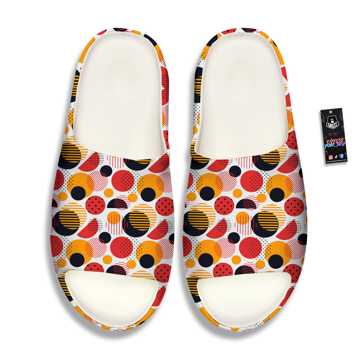 New Style Polka Dot Ornaments Print Pattern Sandals-grizzshop