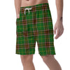 Newfoundland Tartan Green Plaid Men's Shorts-grizzshop