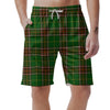 Newfoundland Tartan Green Plaid Men's Shorts-grizzshop