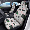 Newspaper Aliens Topic Print Pattern Car Seat Covers-grizzshop