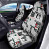 Newspaper Headlines Alien Print Pattern Car Seat Covers-grizzshop