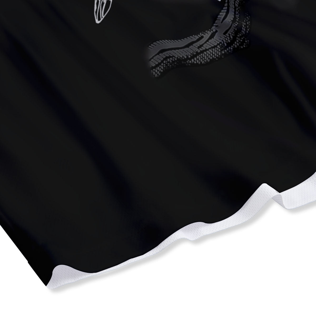 Night Owl Full Moon Print Mesh Shorts