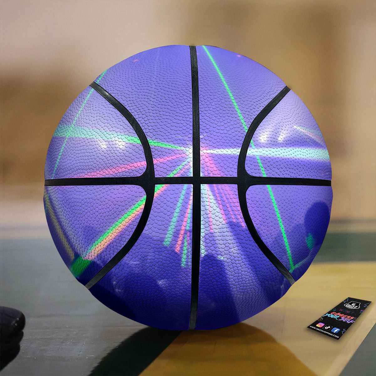 Pineapple Hawaiian Lime Print Pattern Basketball