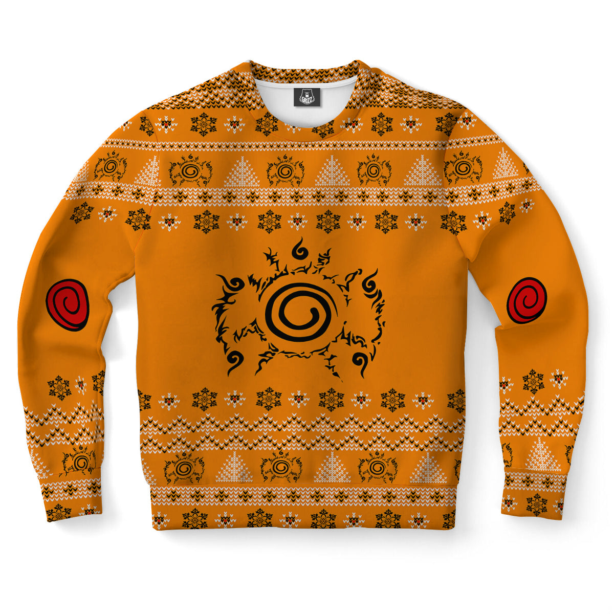 Nine Tail Seal Ugly Christmas Sweater-grizzshop