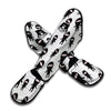 Ninja Pattern Print Muay Thai Shin Guards-grizzshop