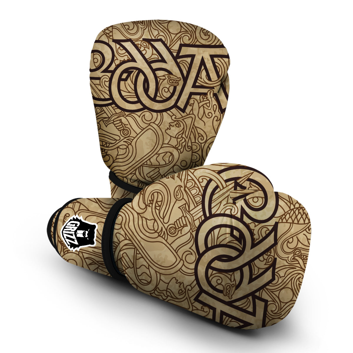 Norse Edda Viking Boxing Gloves-grizzshop