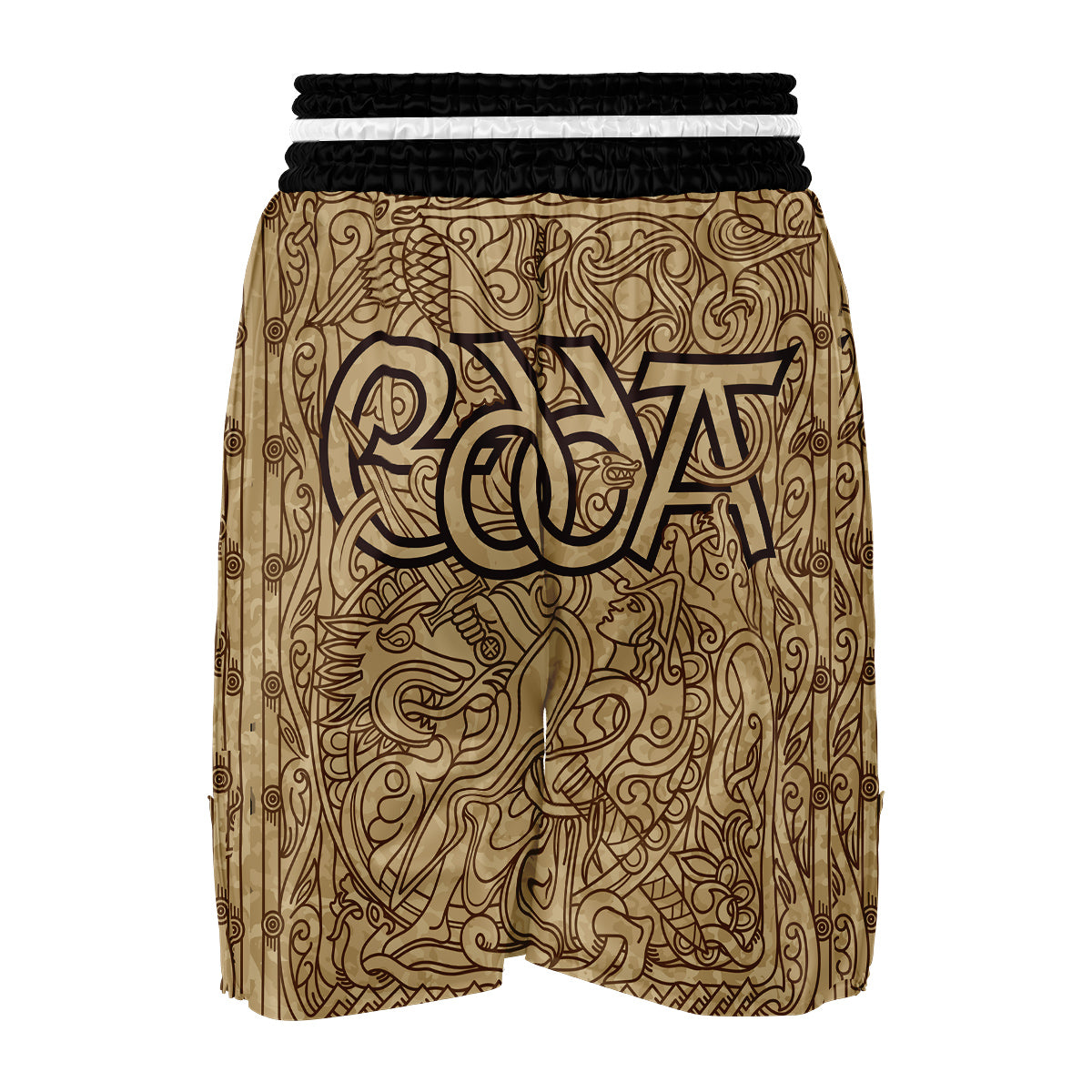 Norse Edda Viking Boxing Shorts-grizzshop