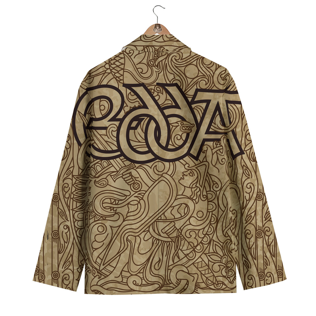 Norse Edda Viking Men's Blazer-grizzshop