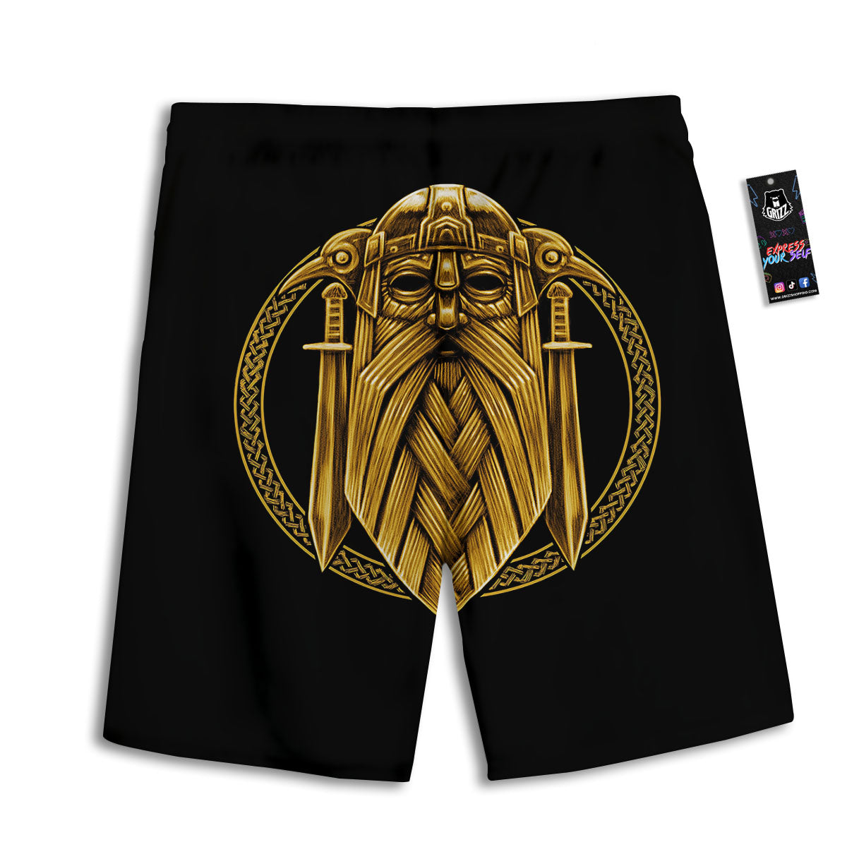 Pineapple Mix Fruit Print Pattern Men's Athletic Shorts