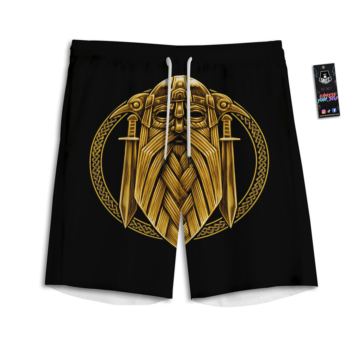 Pineapple Mix Fruit Print Pattern Men's Athletic Shorts