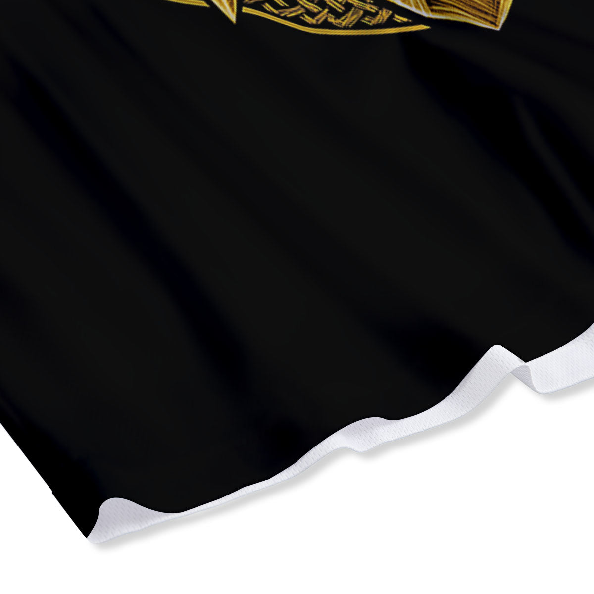 Norse God Odin Gold Viking Print Mesh Shorts