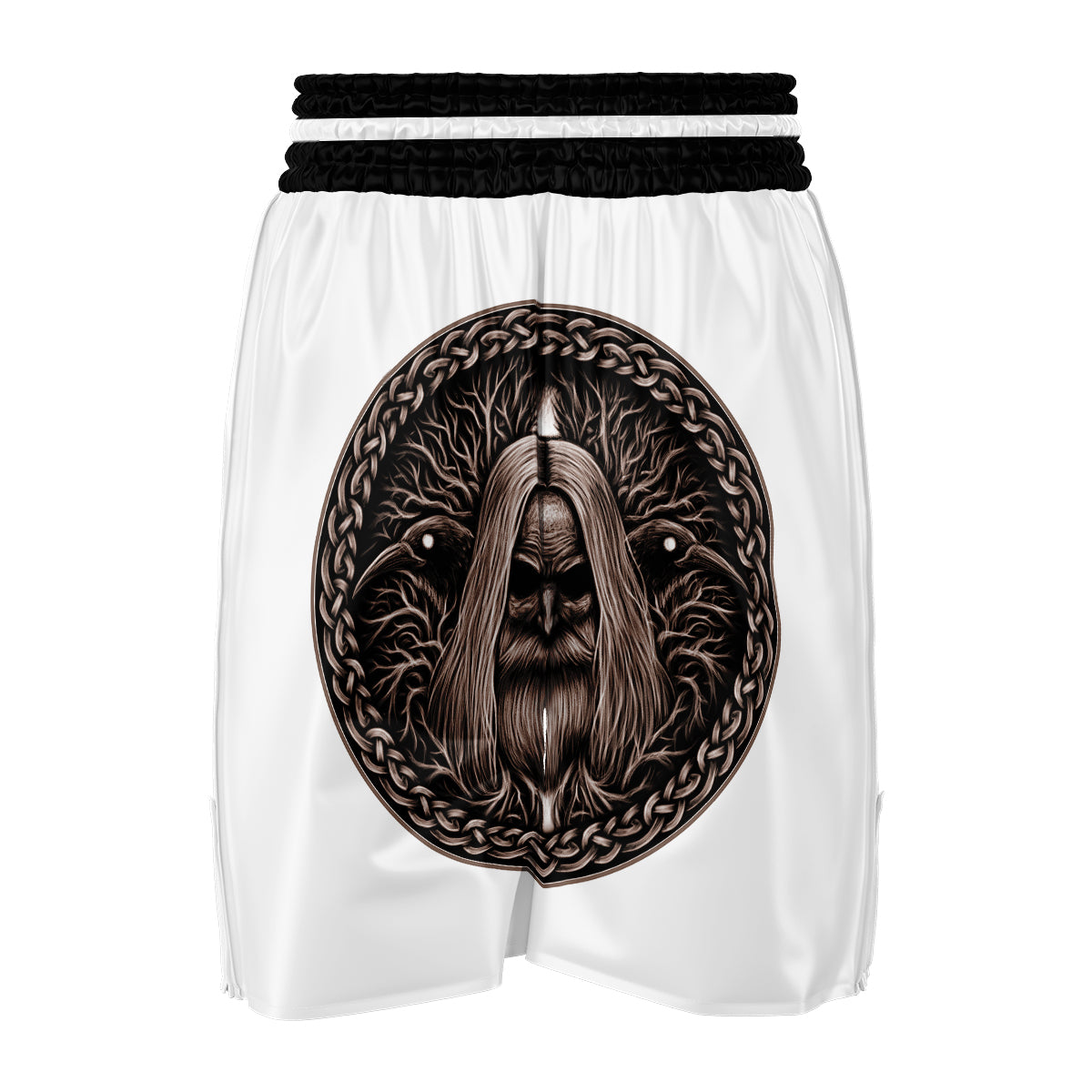 Norse God Odin Viking Boxing Shorts-grizzshop