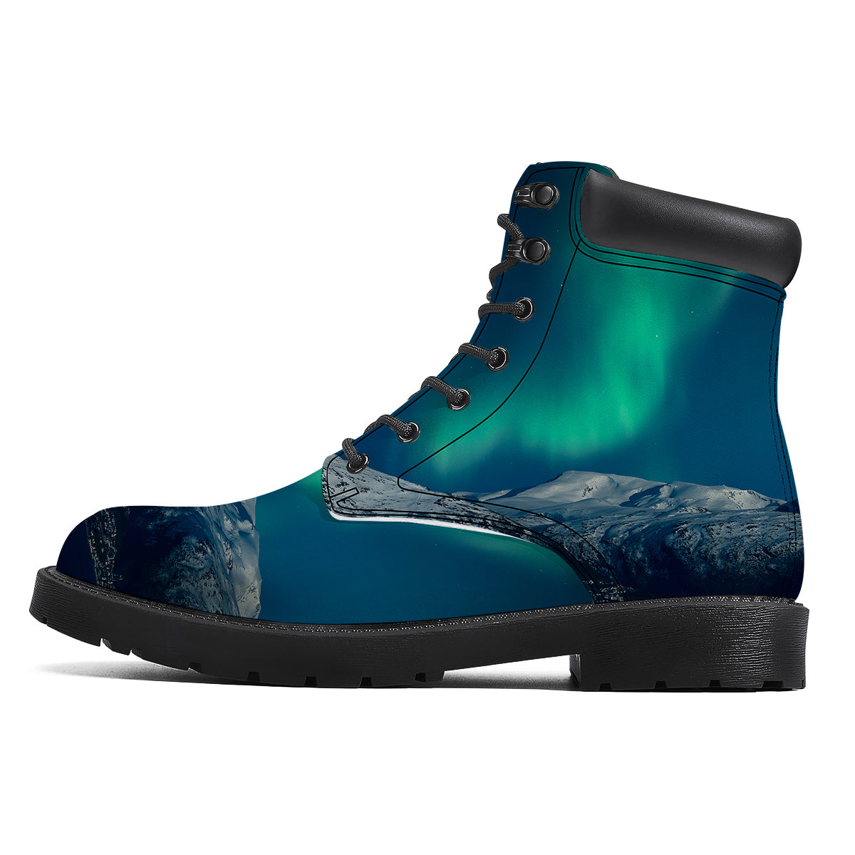 Northern Lights Print Boots-grizzshop