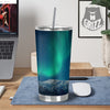 Northern Lights Print Tumbler-grizzshop