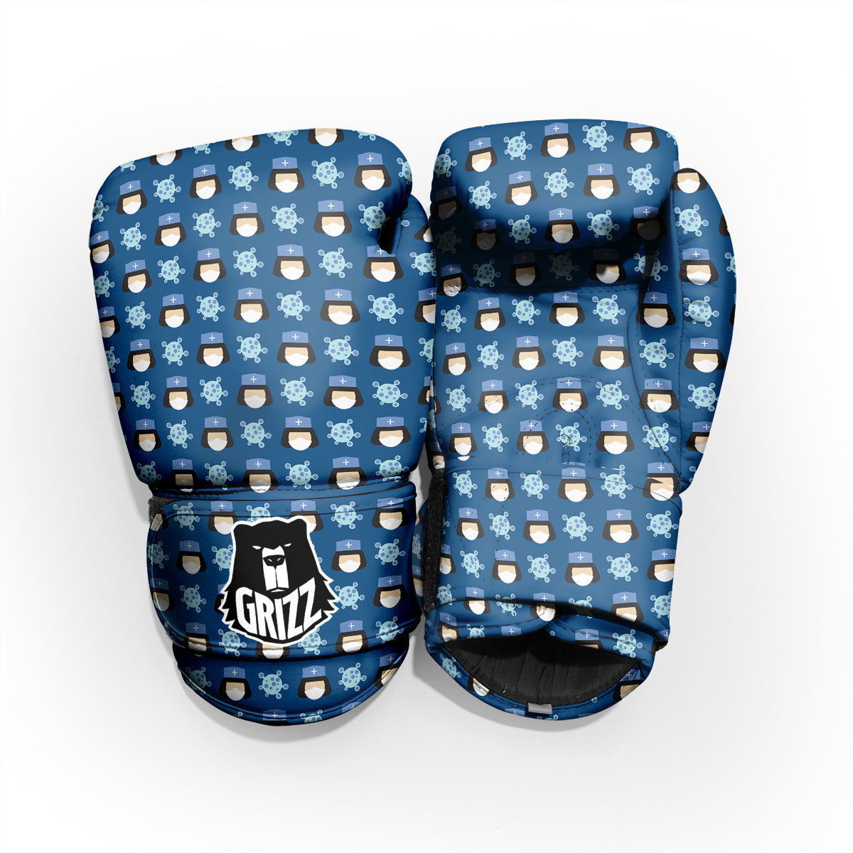 Nurse Cute Cartoon Print Pattern Pro Boxing Glove