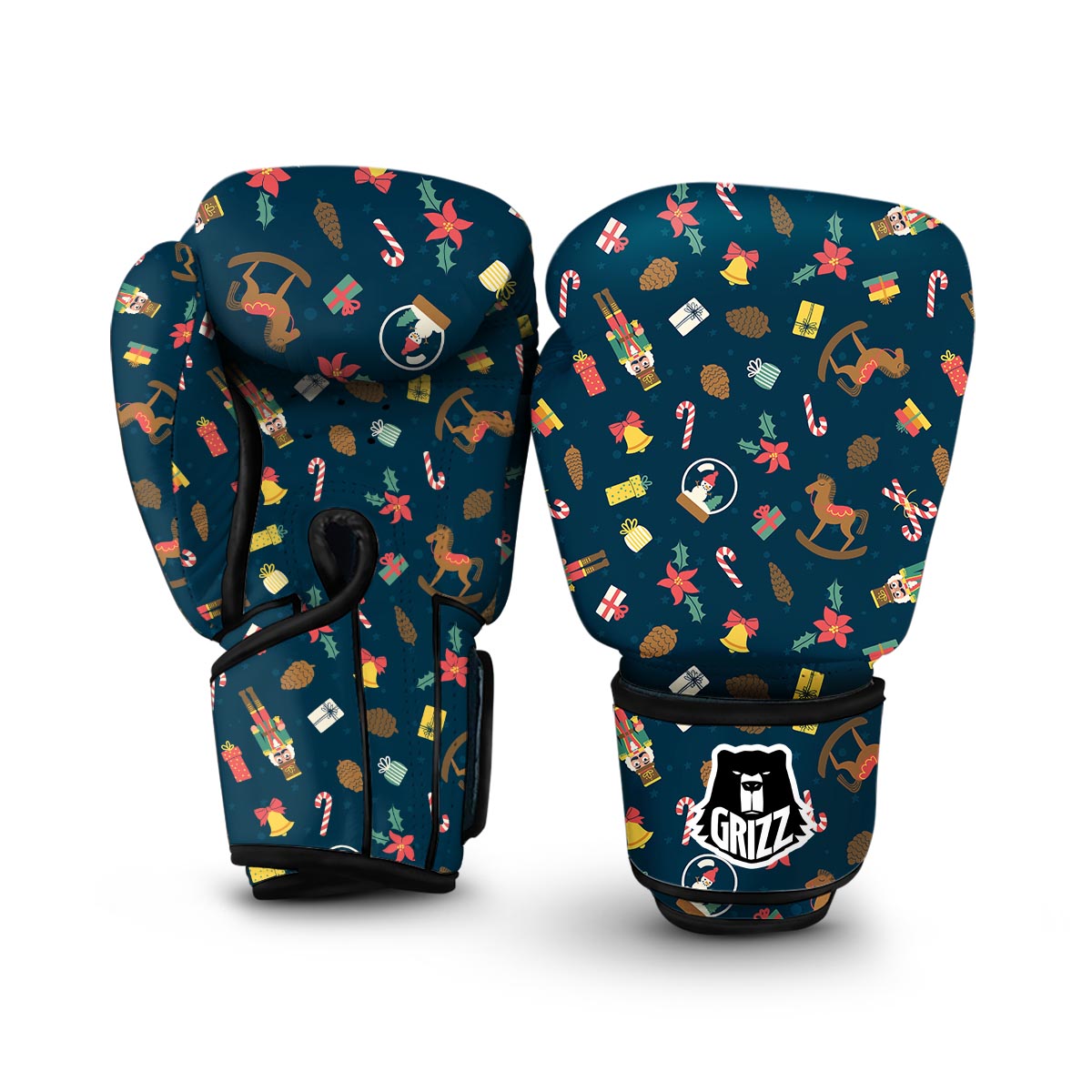 Nutcracker Print Pattern Boxing Gloves-grizzshop