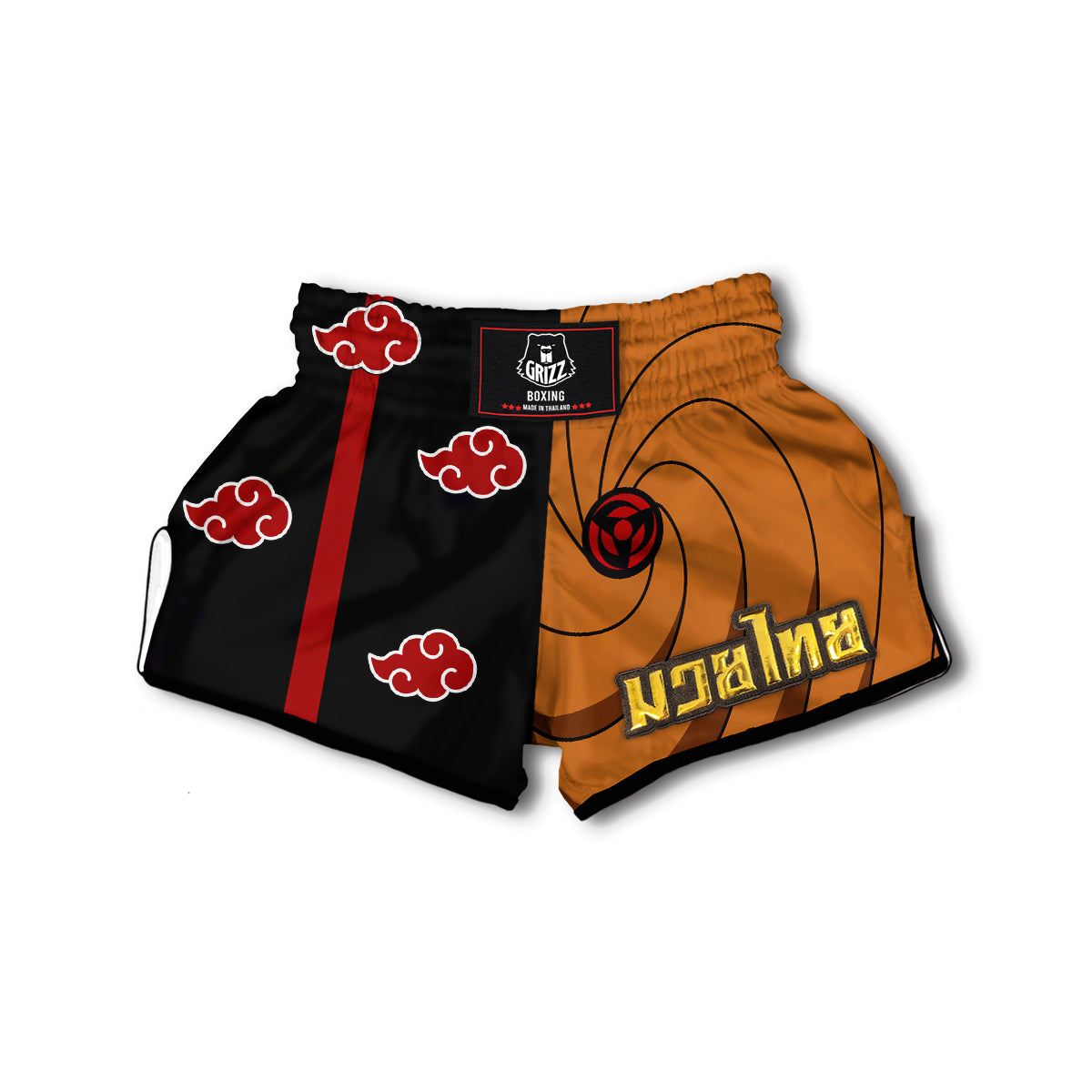 Obito Akatsuki Muay Thai Boxing Shorts-grizzshop