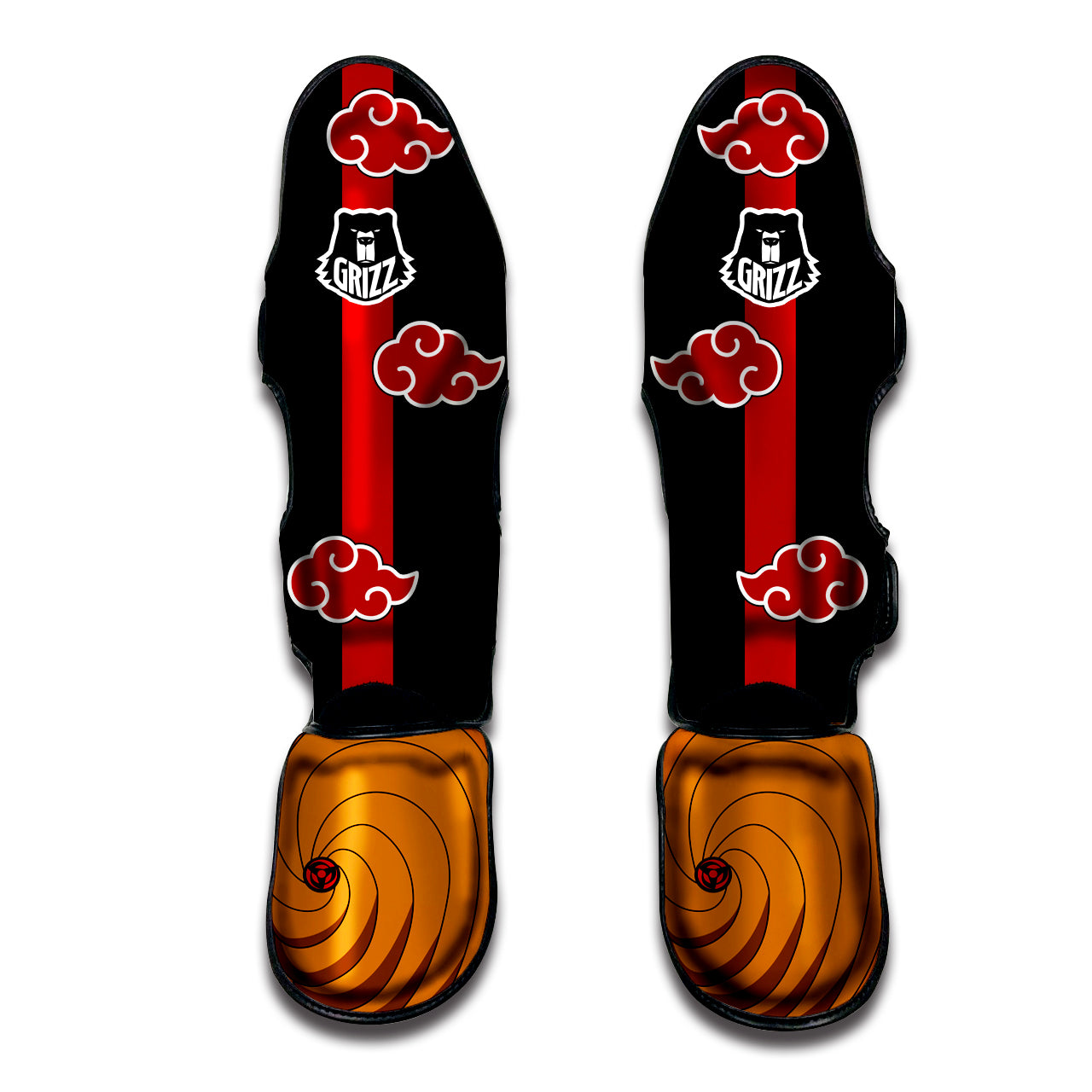 Obito Akatsuki Muay Thai Shin Guards-grizzshop
