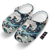 Ocean Wave Print Clog-grizzshop