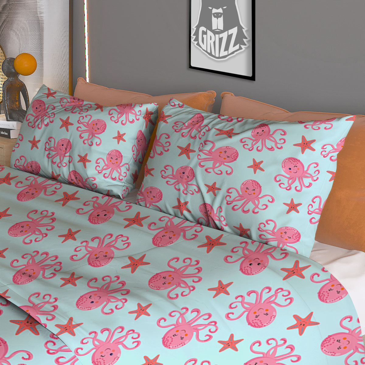 Milky Way Deep Space Print Duvet Cover Bedding Set