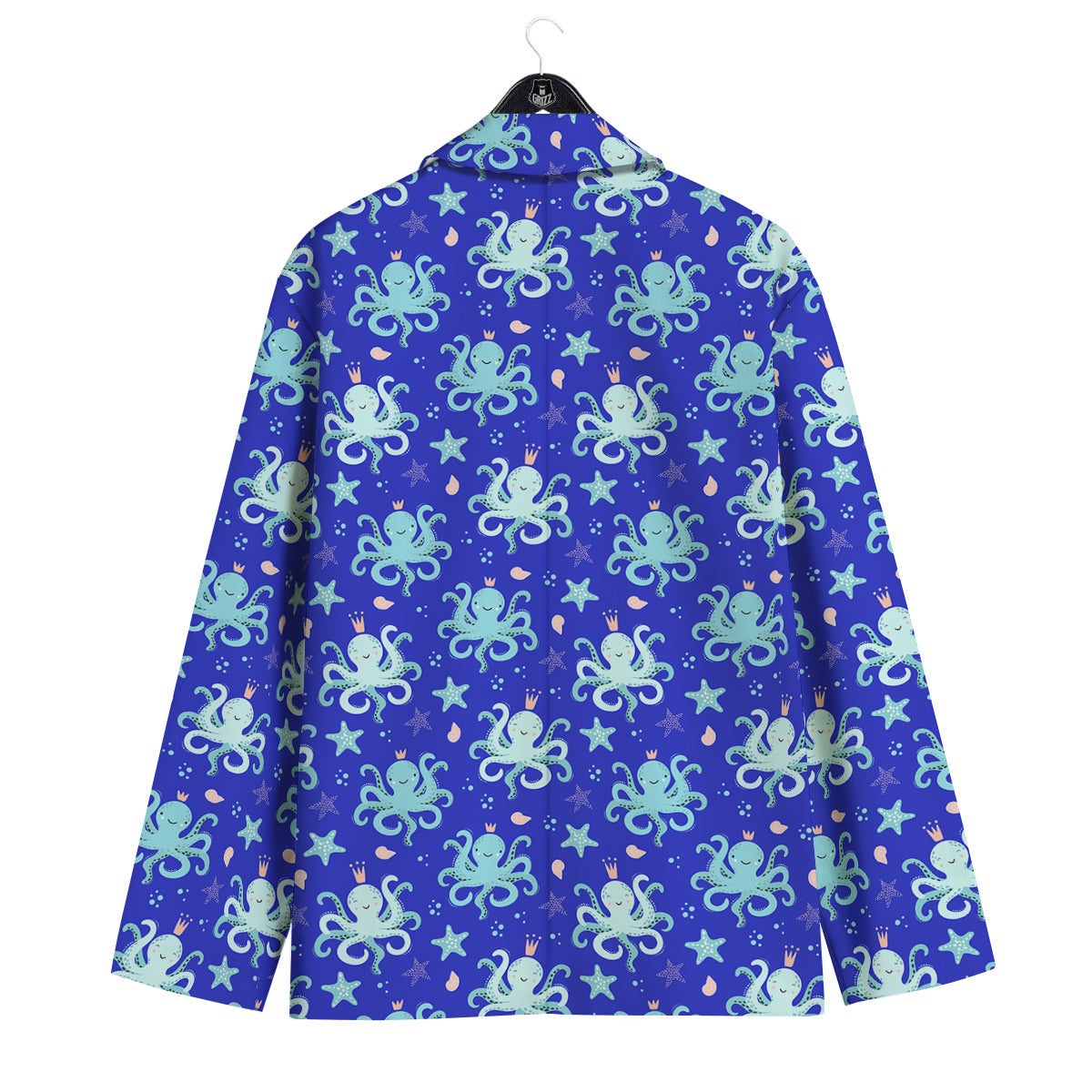 Octopus Cute Print Pattern Men's Sport Coat-grizzshop