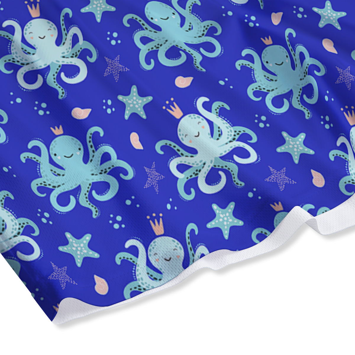 Octopus Cute Print Pattern Mesh Shorts