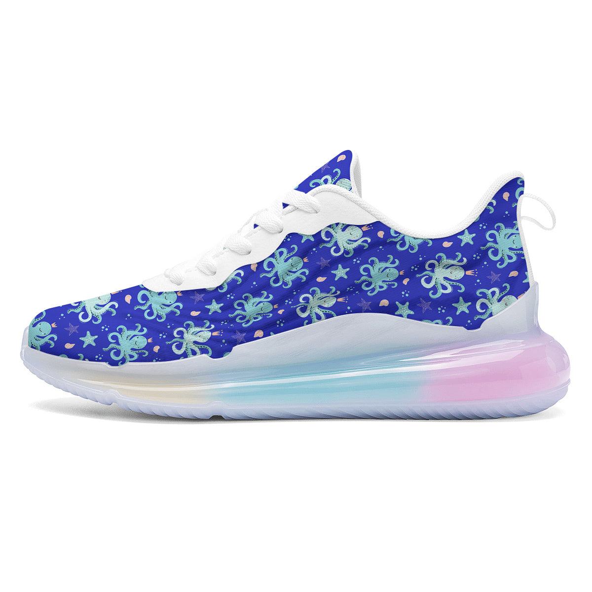 Octopus Cute Print Pattern Running Sneakers-grizzshop