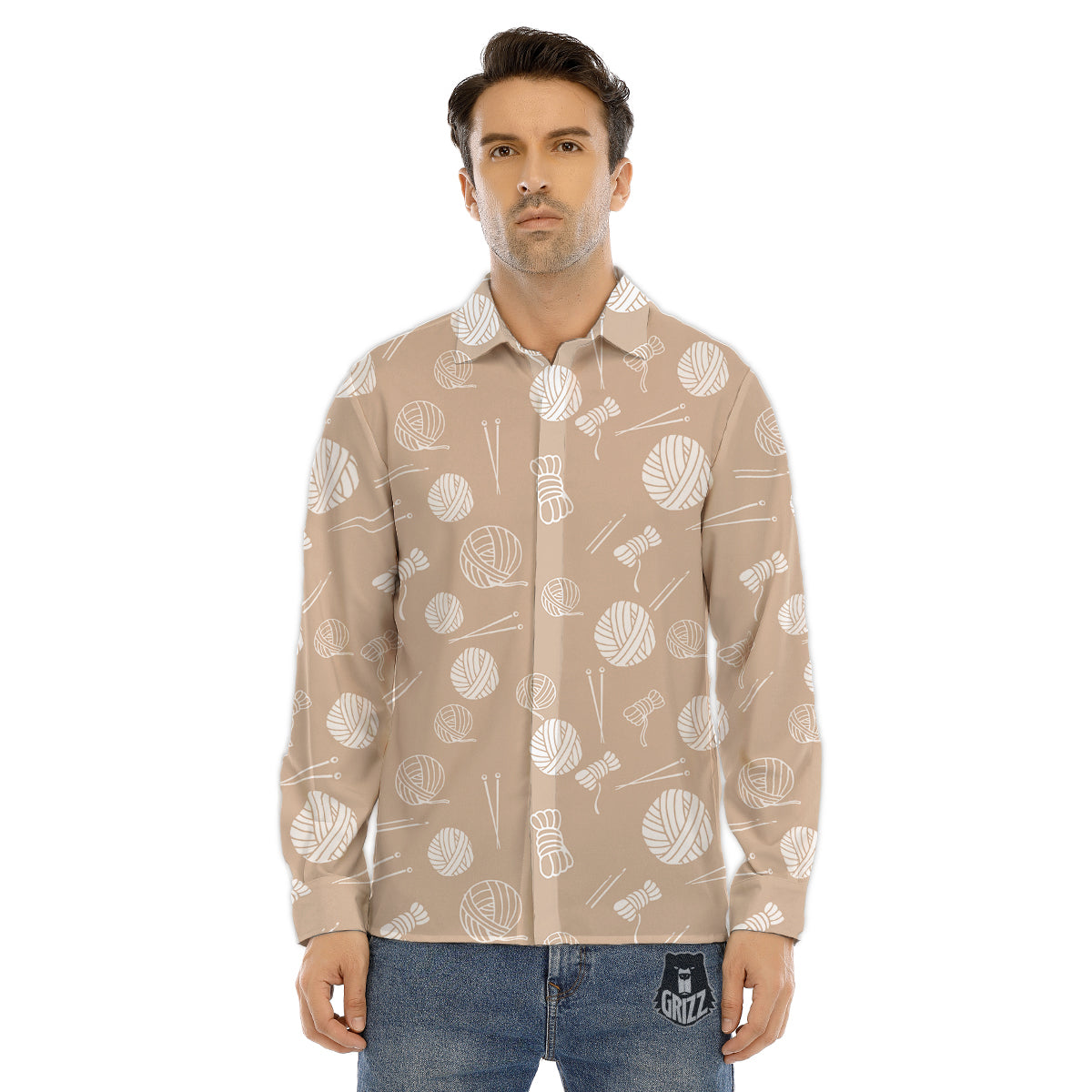 Octopus Skull Red Print Pattern Men's Dress Shirts-grizzshop