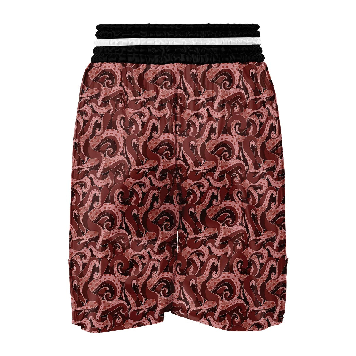 Octopus Squid Tentacle Pattern Print Boxing Shorts-grizzshop