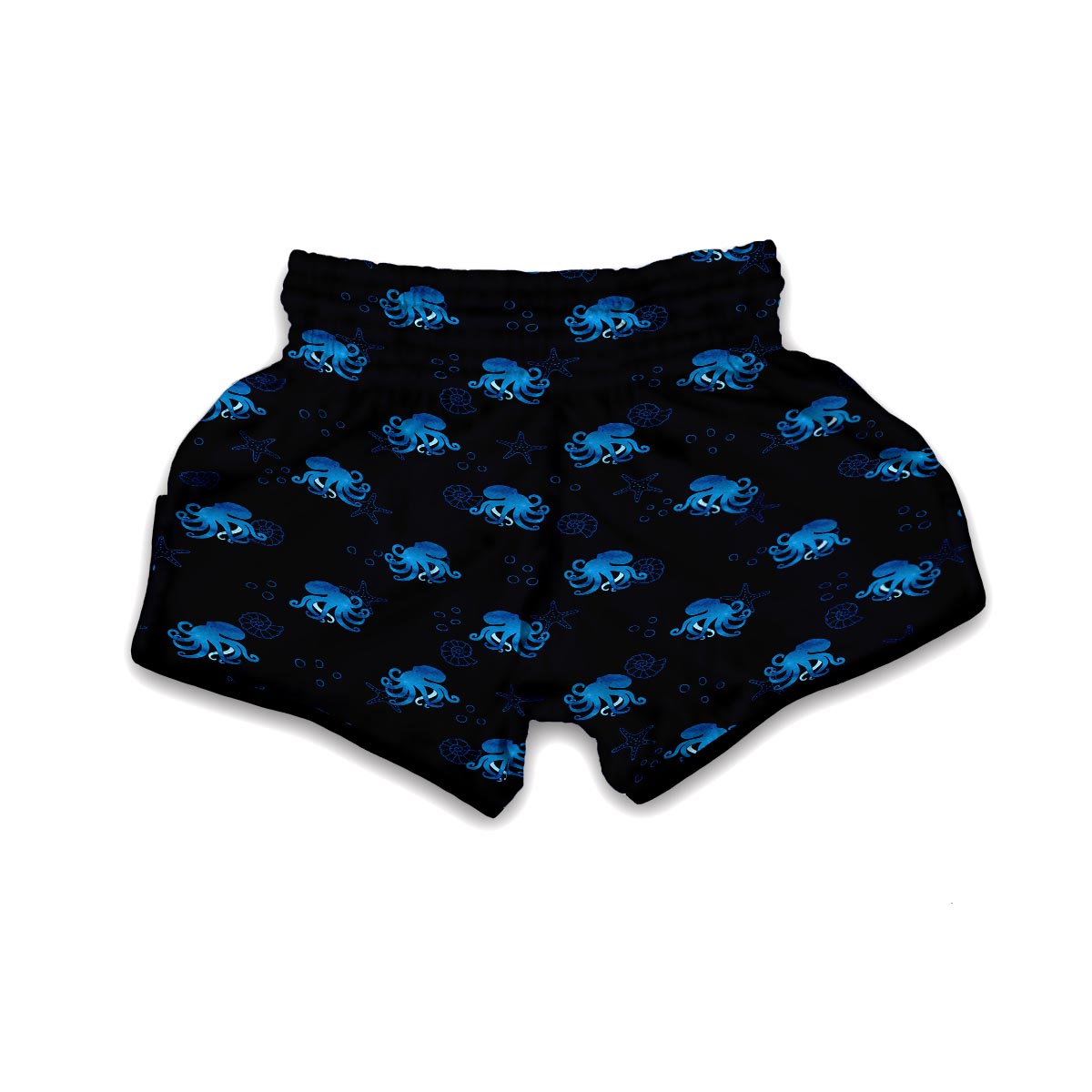 Octopus Squid Tentacle Print Pattern Muay Thai Boxing Shorts-grizzshop
