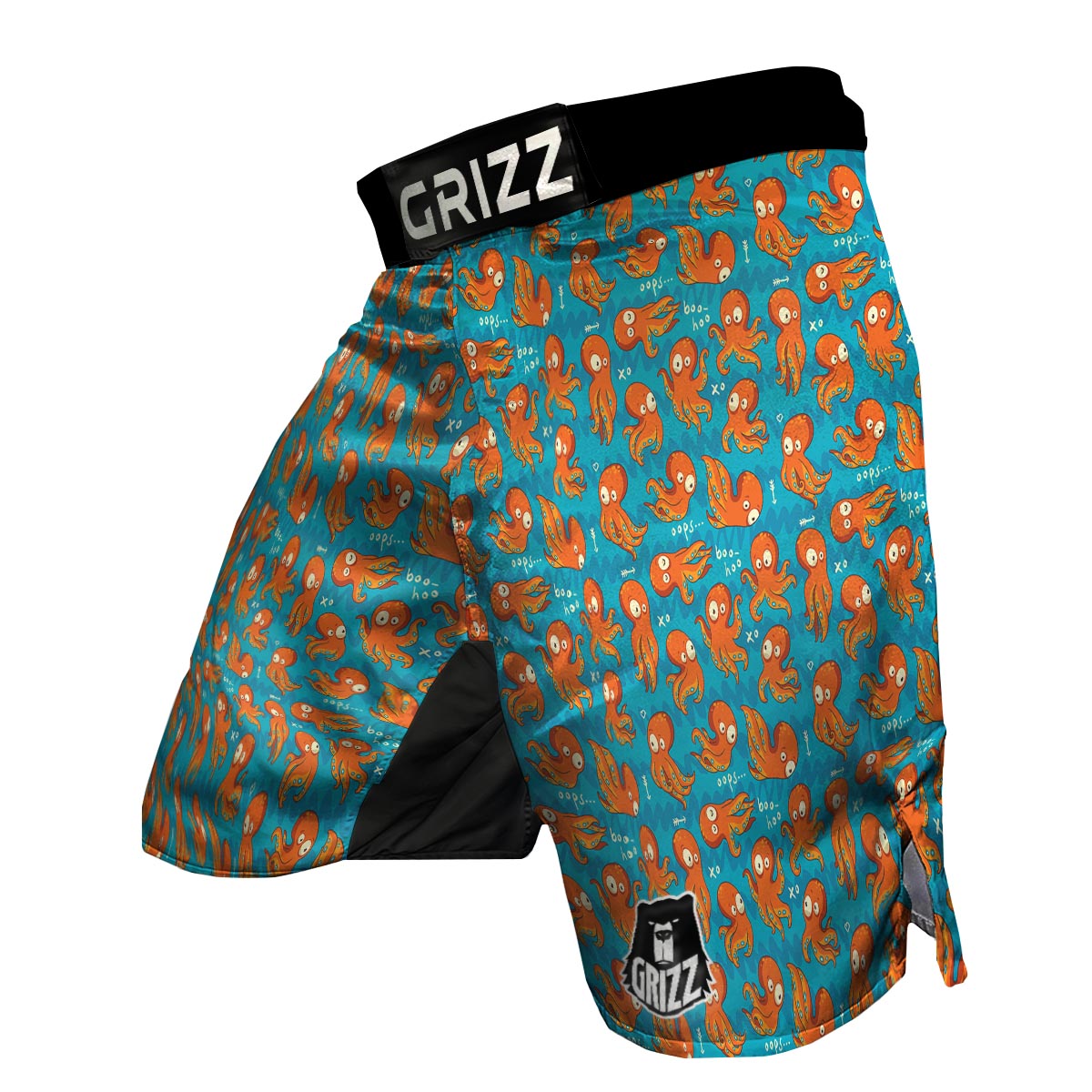 Octopus Tentacle Squid Pattern Print MMA Shorts-grizzshop