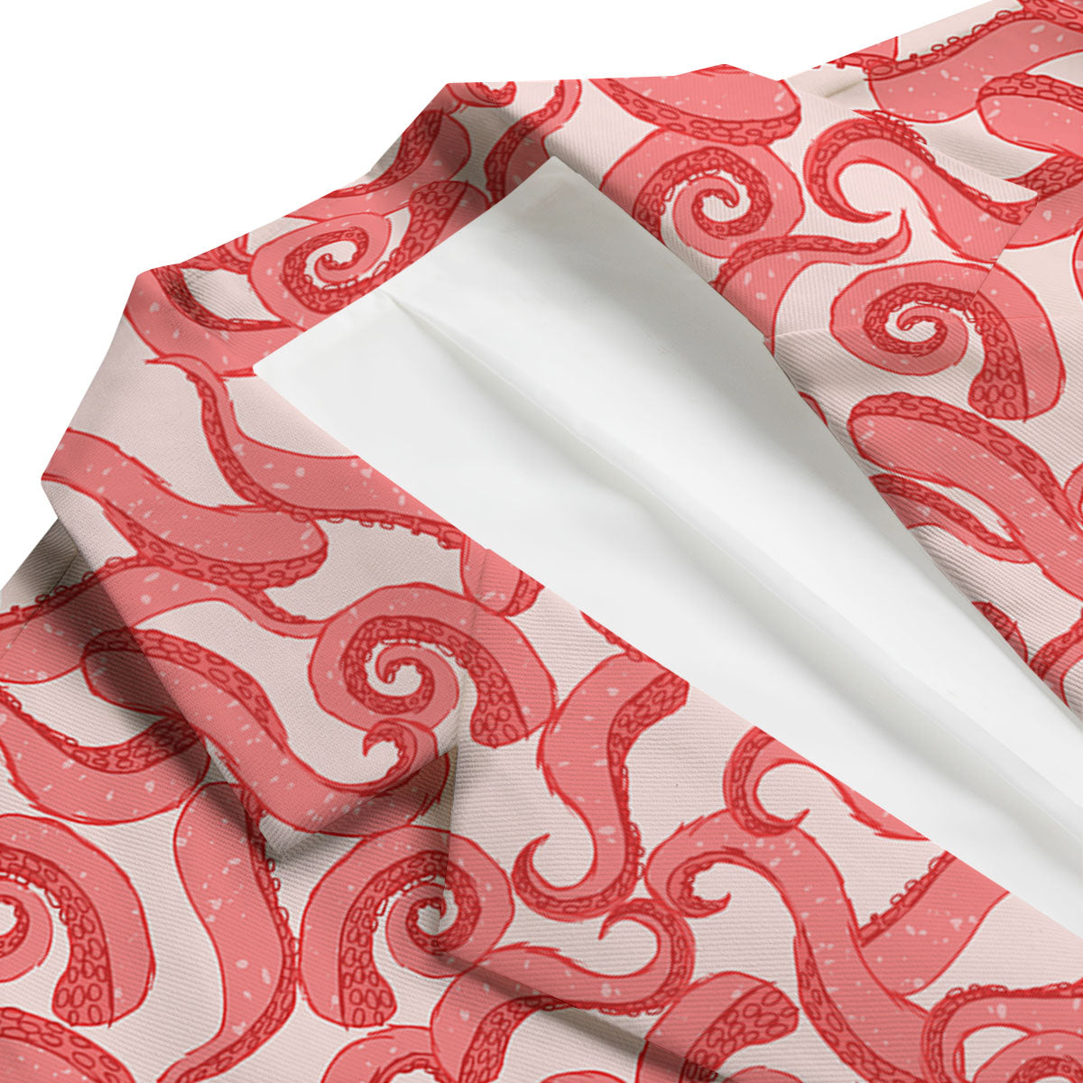Octopus Tentacles Pink Print Pattern Men's Blazer-grizzshop