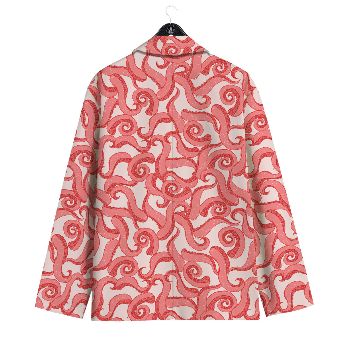 Octopus Tentacles Pink Print Pattern Men's Sport Coat-grizzshop