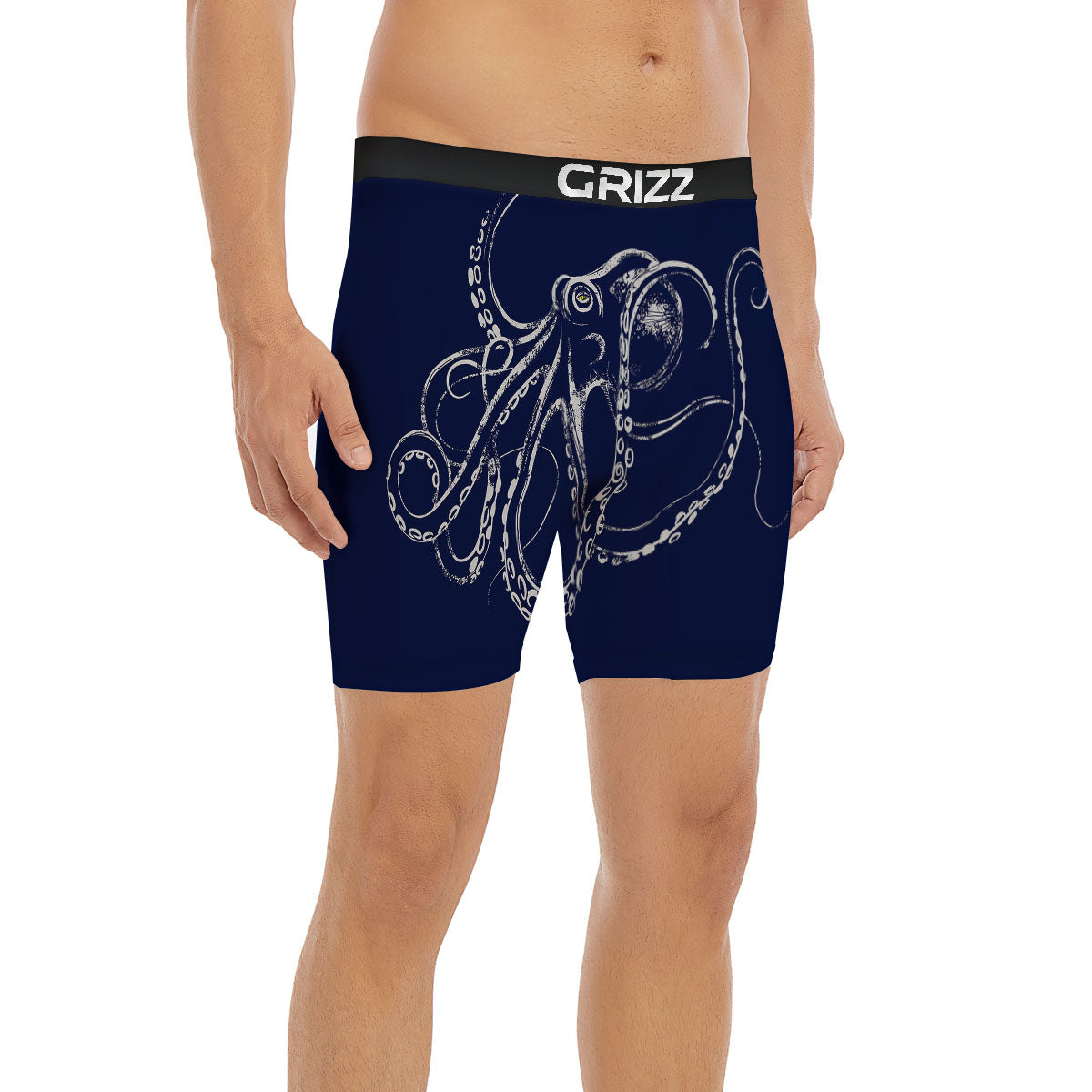 Octopus Tentacles Print Boxer Briefs-grizzshop