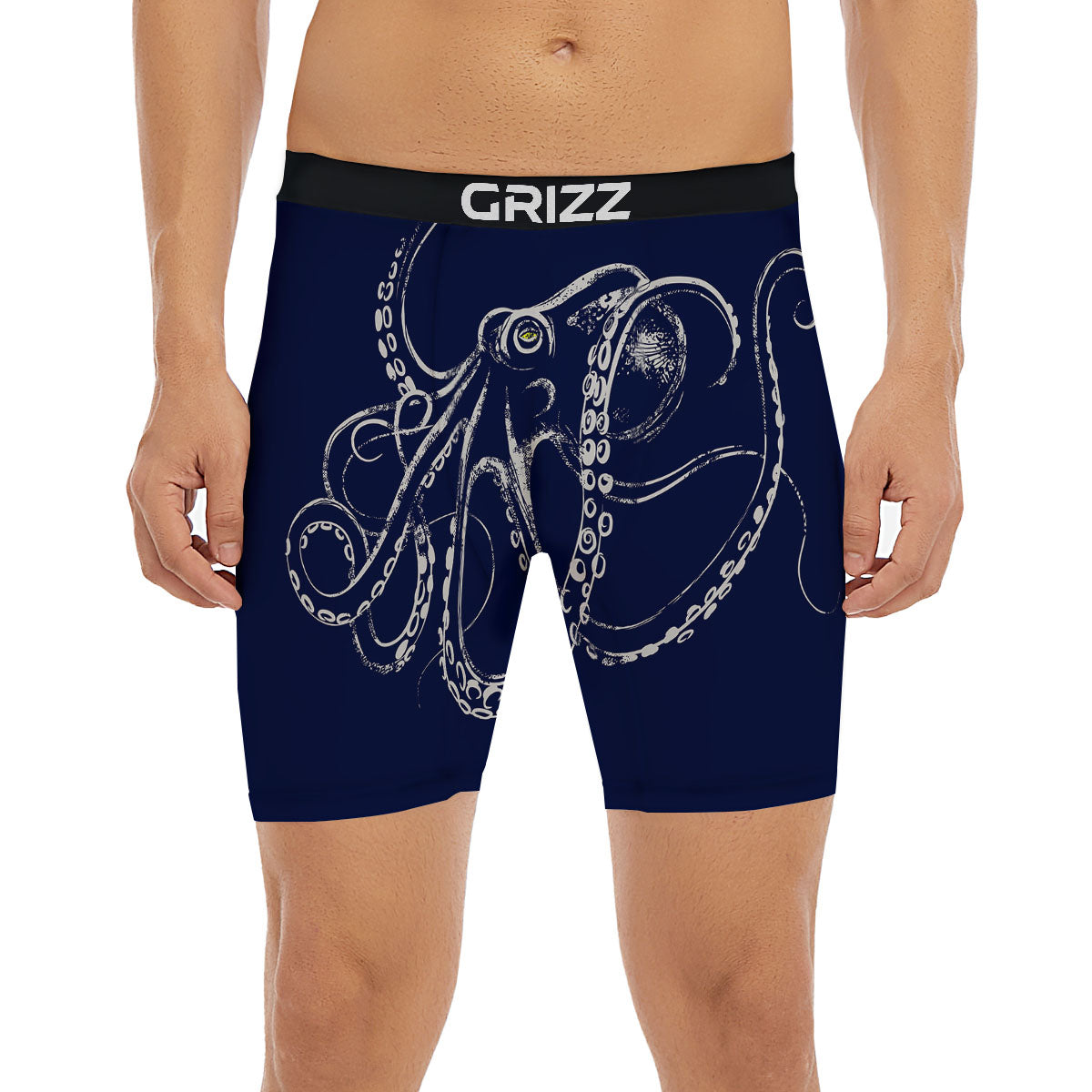 Octopus Tentacles Print Boxer Briefs-grizzshop