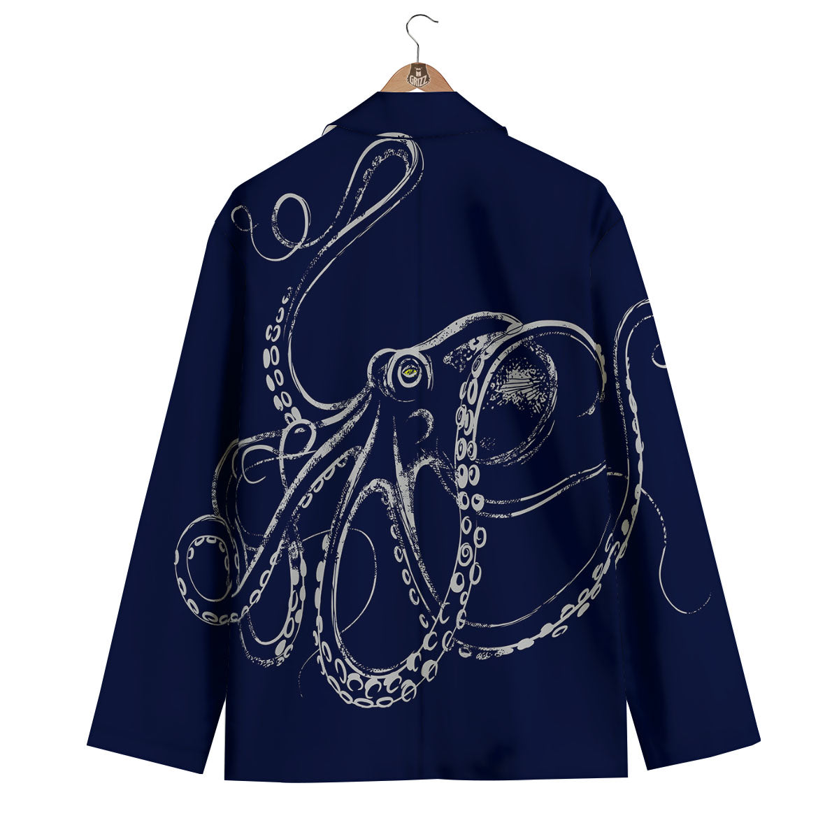 Octopus Tentacles Print Men's Blazer-grizzshop