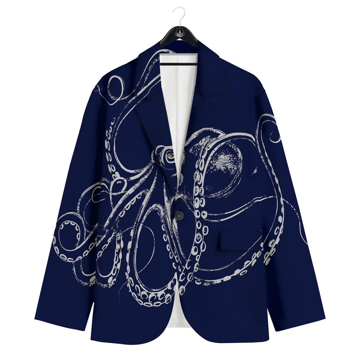 Octopus Tentacles Print Men's Sport Coat-grizzshop