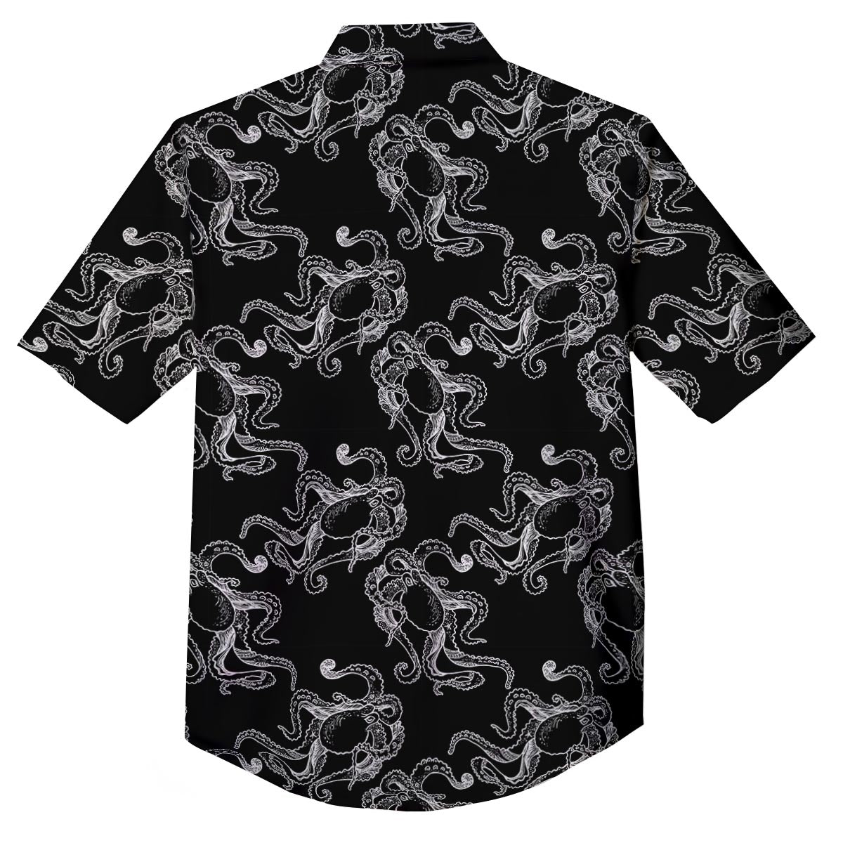 Octopus Tentacles Print Pattern Button Up Shirt-grizzshop