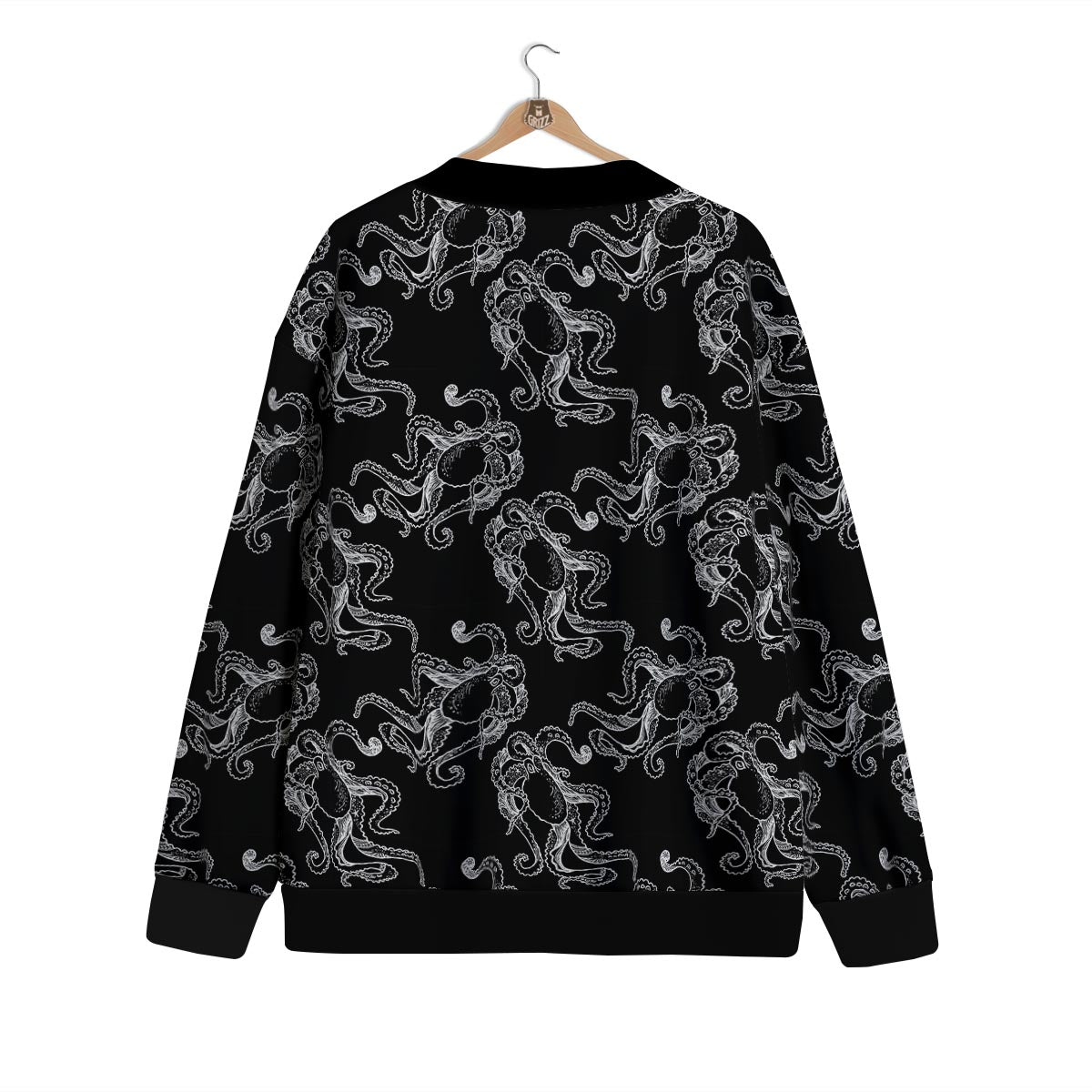 Octopus Tentacles Print Pattern Cardigan-grizzshop
