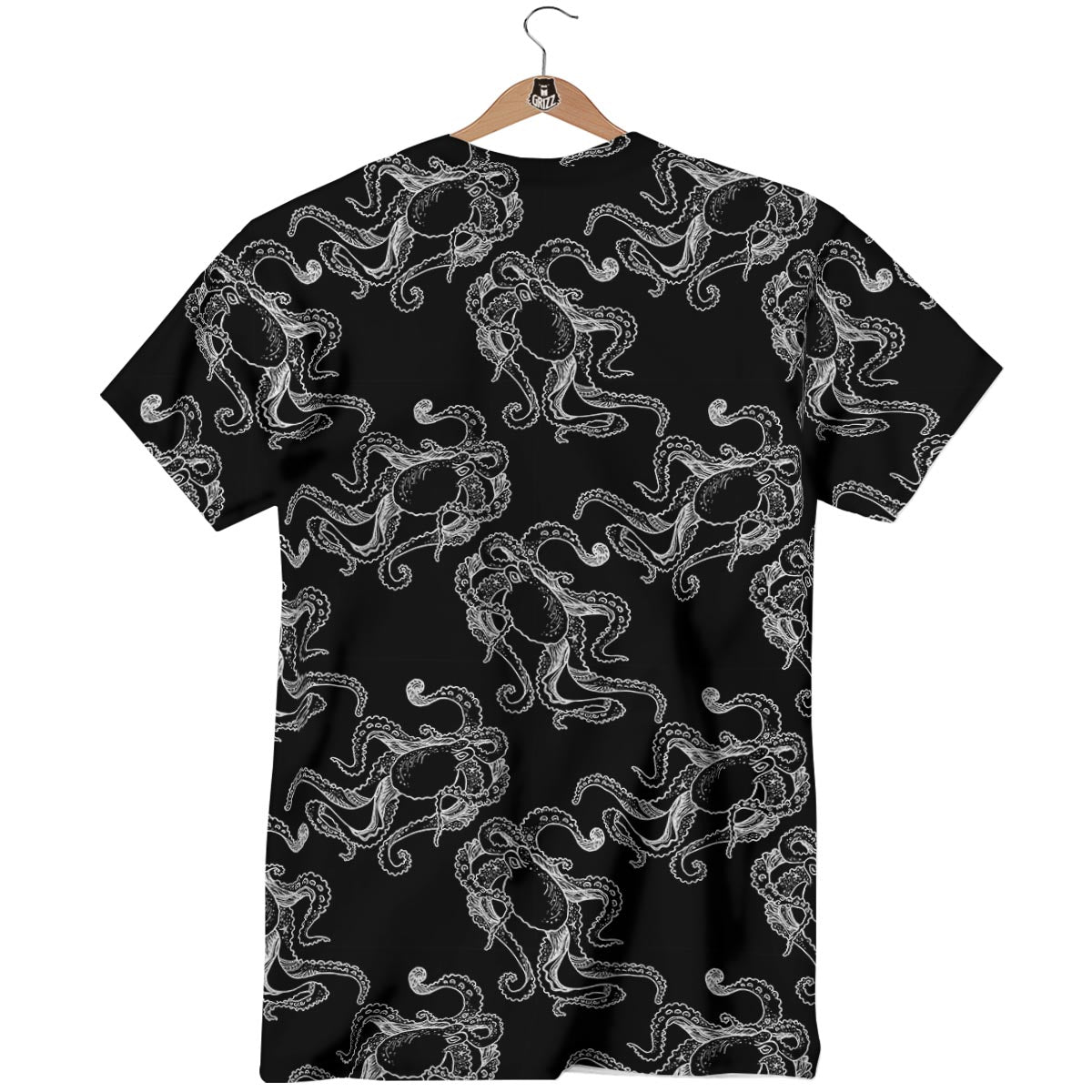 Octopus Tentacles Print Pattern T-Shirt-grizzshop