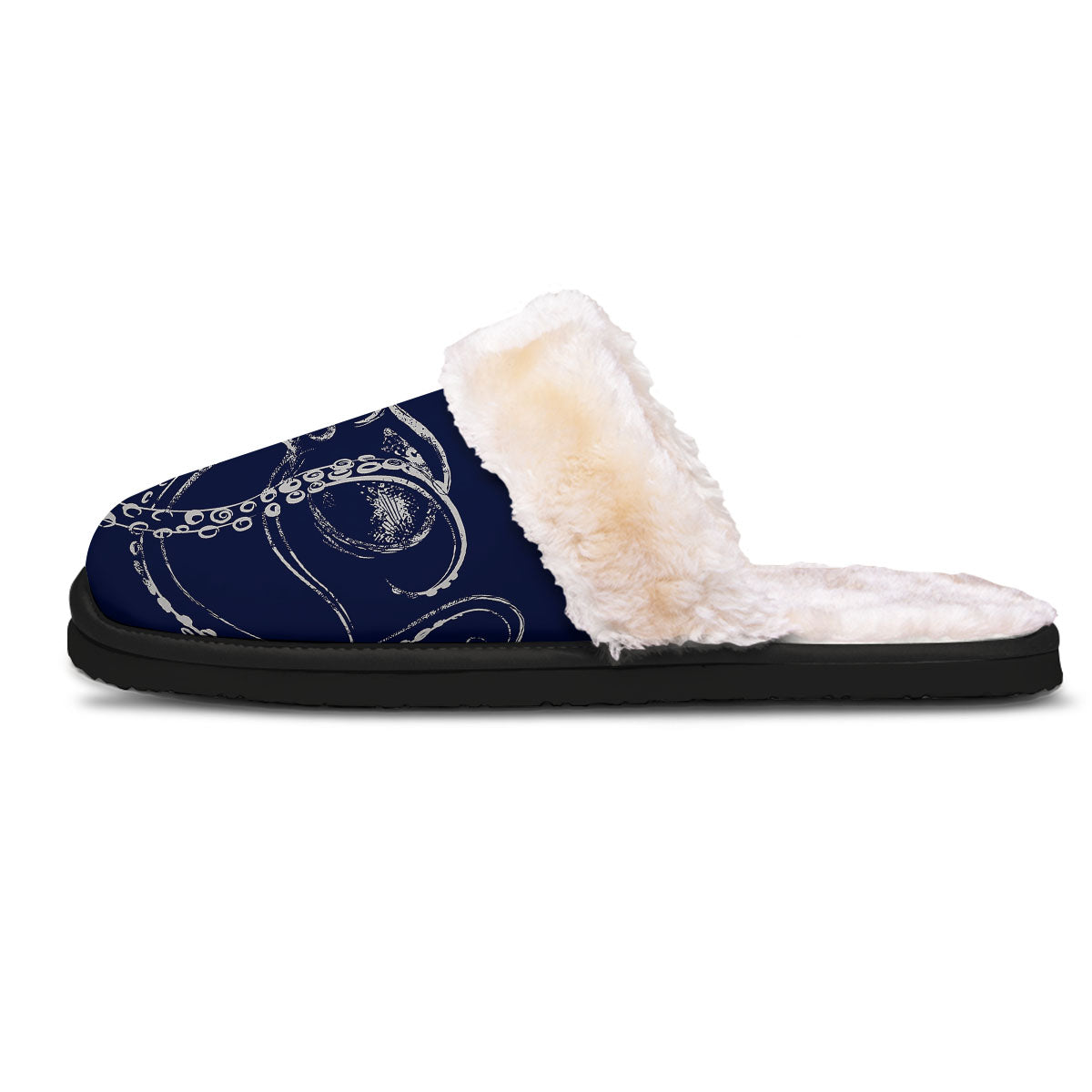Octopus Tentacles Print Slippers-grizzshop