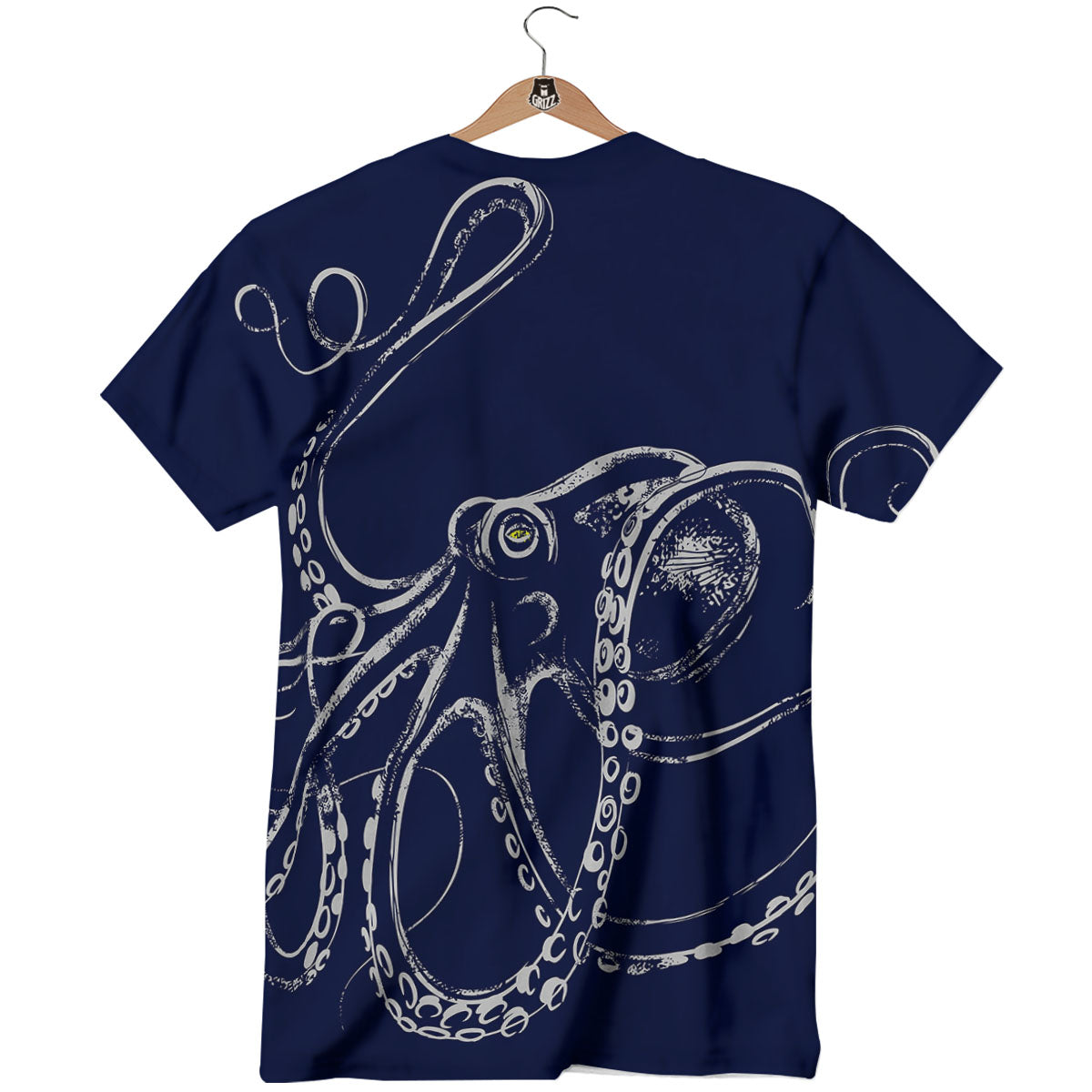 Octopus Tentacles Print T-Shirt-grizzshop